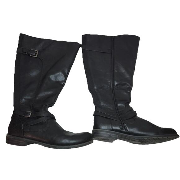Baretraps Charessa 2 Riding Boot Women's Sz 11 MWC Black High Zip Wide Calf - Picture 3 of 5